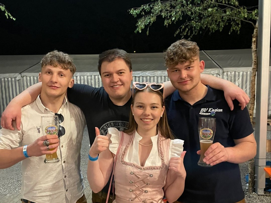 Nico, Ludwig, Antonia und Dennis