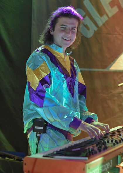 Thomas an den Keyboards