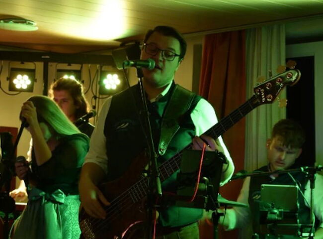 Musiker auf der Bühne